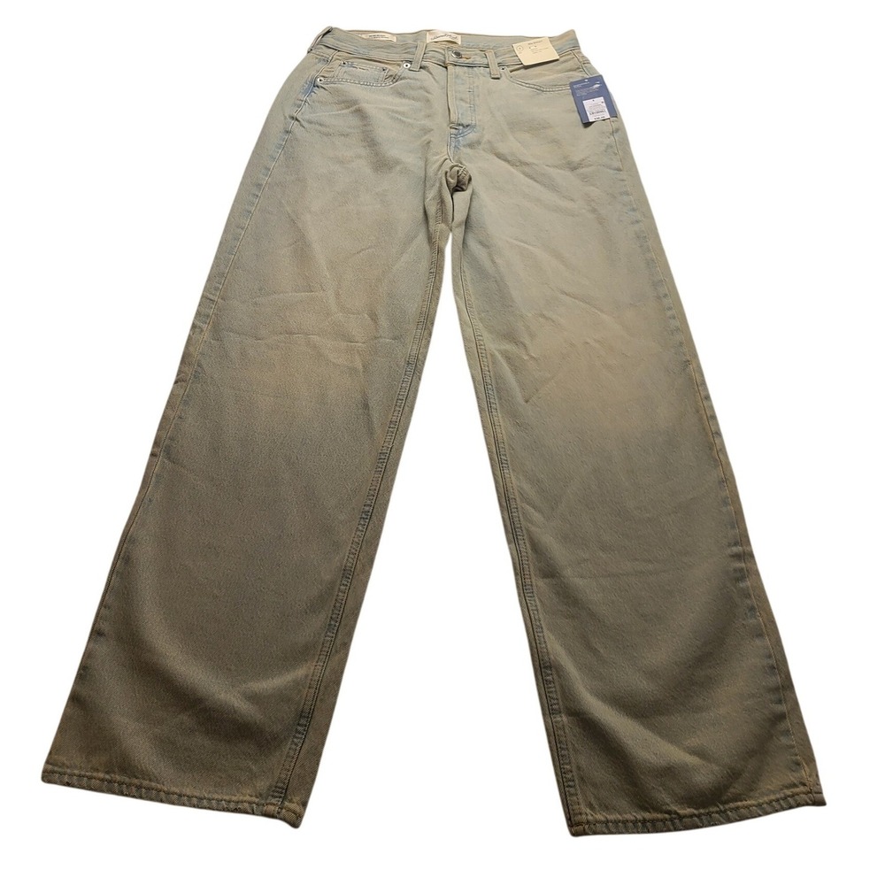 Universal Thread 90s Baggy Mid Rise Relaxed Women's Jeans Light Wash Size 4 NEW